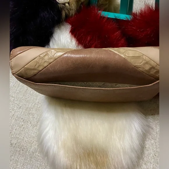 🎀Botkier New York FLAP SATCHEL, made of genuine leather, & snakeskin🎀#BOTKIER - Picture 17 of 17